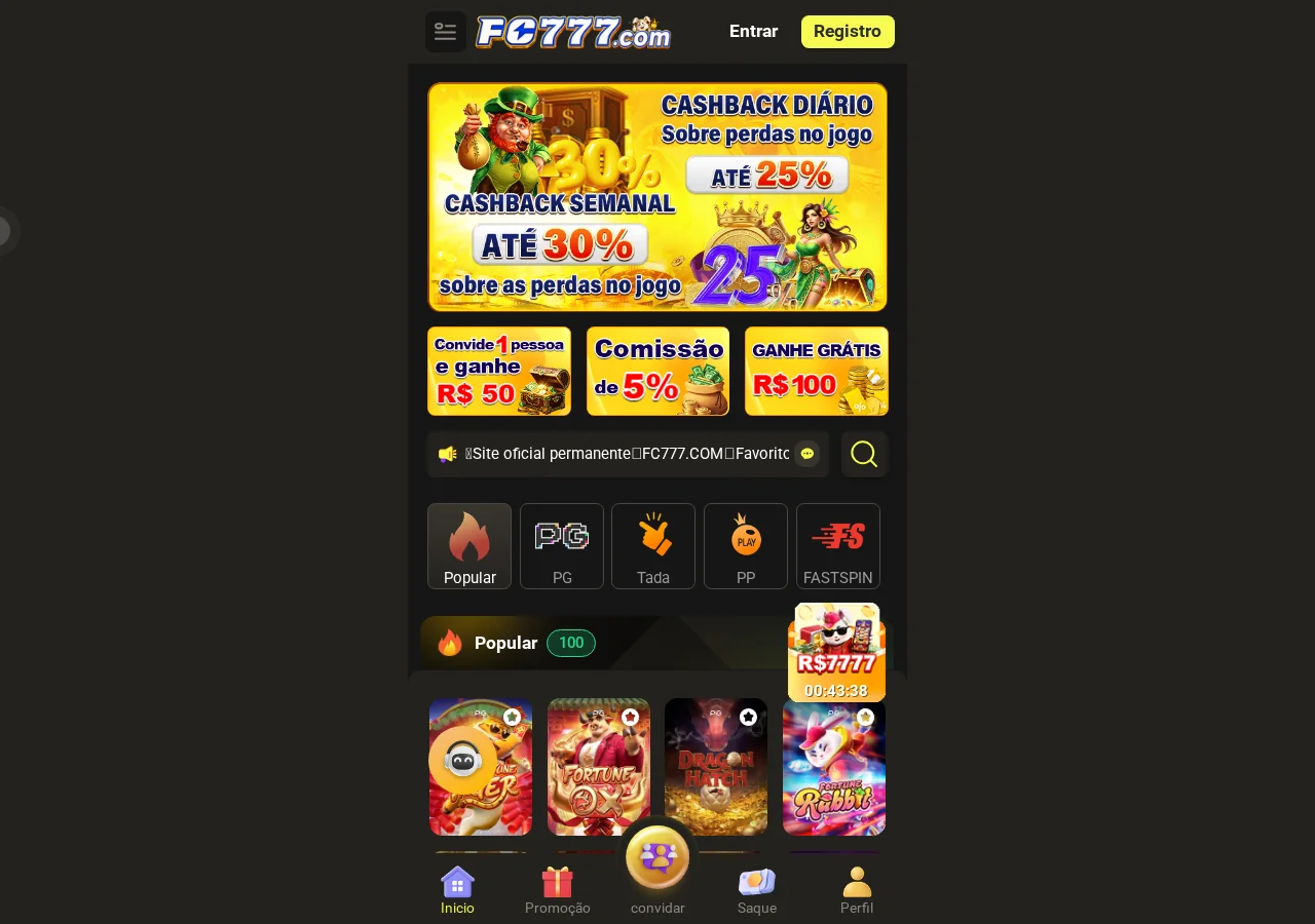 FC777 bonus banner